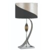 Kendall Deluxe Table Lamp with chrome and smoke acrylic base