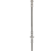 LLF Brooke Moonstone Blue Floor Lamp with silver plated chrome base and moonstone blue shade
