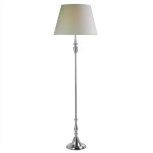 LLF Flute classic floor lamp styled in elegant contemporary living room interior setting