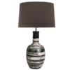 Modern black and white ceramic table lamp for living room
