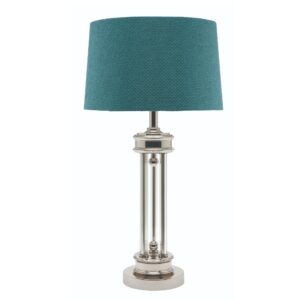 LLT Cheston Marine Table Lamp with shiny nickel and acrylic base