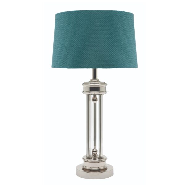 LLT Cheston Marine Table Lamp with shiny nickel and acrylic base