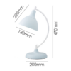 470mm tall sophisticated statement lamp for bedside or desks