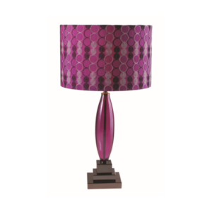 Elegant glass lamp for living room or bedroom décor