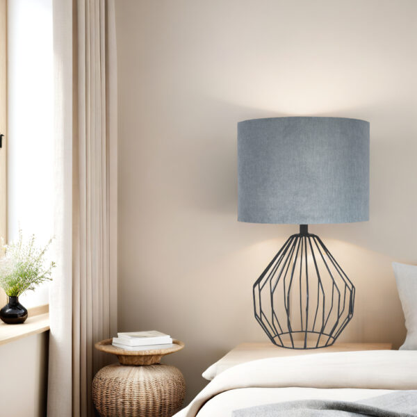 640mm tall statement lamp for bedside or living room styling