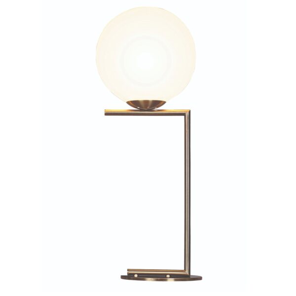 Antique gold metal table lamp for living room or bedroom