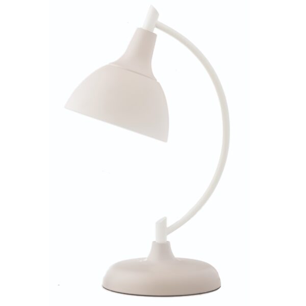 Modern minimalist metal table lamp for a soft interior look