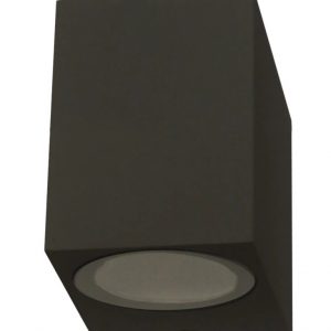 Square Downwards Exterior Wall Light – LLD-SQUARE-BLK/ SLV