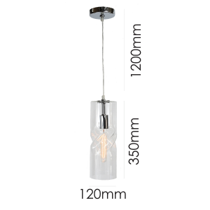LLP Mier Chrome Pendant Light