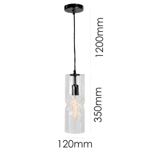 LLP Mier Gunmetal Pendant Light