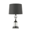 LLT Emerson lamp black chrome base contemporary bedroom lighting