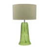 Modern green glass table lamp for vibrant interior styling