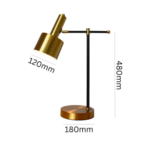 gold desk lamp