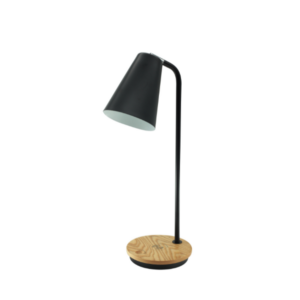 LLT SMART C BLACK table lamp with wireless charging base and touch switch