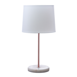 LLT Mac rose gold white table lamp