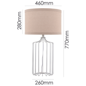 LLT Rhys table lamp for modern and coastal interiors