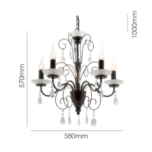 LLP Marriot 5Tl Pendant Light