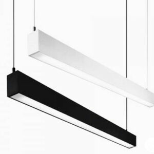 Hunter LED Linear Pendant Light in black and white finishes