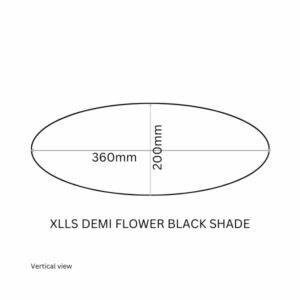XLLS Demi Flower Black  Lamp Shade