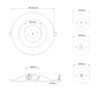 LED recessed emergency light non maintained operation