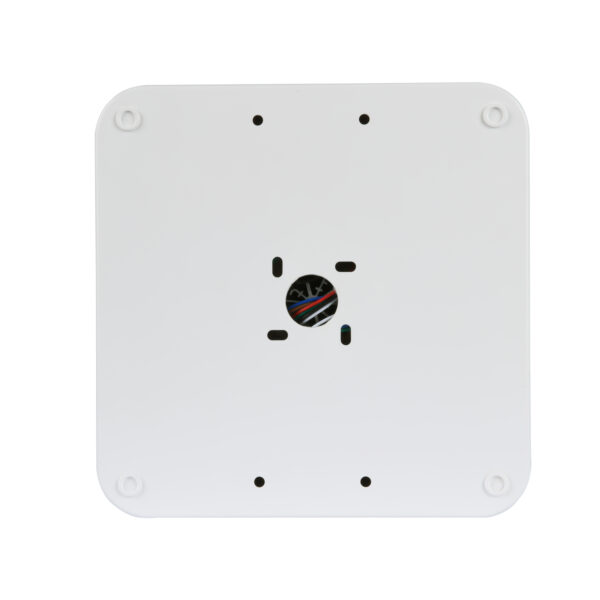 Surface mounted LED emergency light with replaceable battery for commercial use