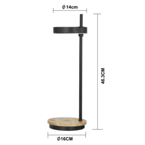 Nano Smart bedside lamp with wireless phone charger