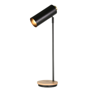 LLT Torcia Black Wireless Charging Lamp with USB port
