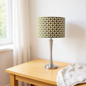 LLT Marilyn Green Table Lamp with laser cut green shade