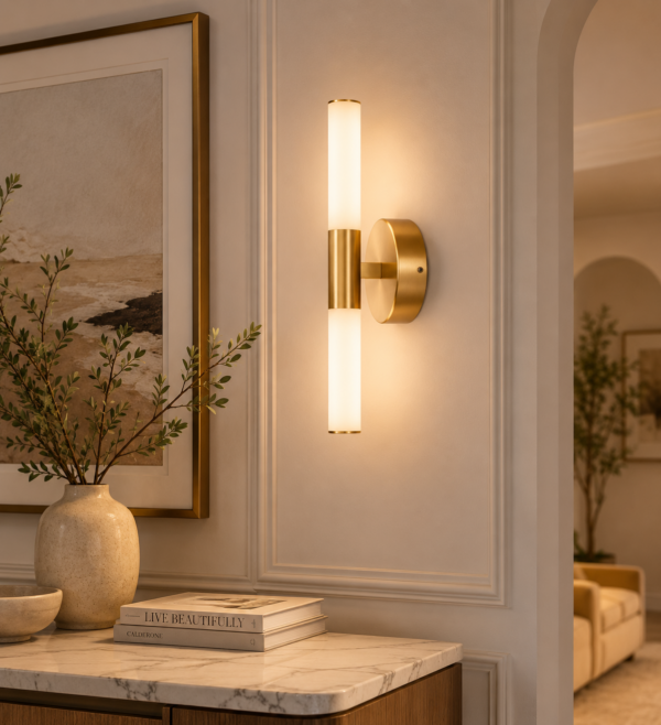 LLP Luna 400 Pendant Light styled as glamorous centrepiece in contemporary living room interior