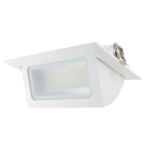Rectangular LED downlight with 230x127mm cut-out