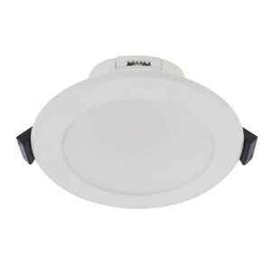 LLD.1001-5-BID 10W LED Downlight Cool White 5000K LED Downlight with Built-in Driver and Plug Dimmable 10W LED Downlight IP44 Bathroom Rated 90mm Cut-out Energy Efficient Ceiling Downlight