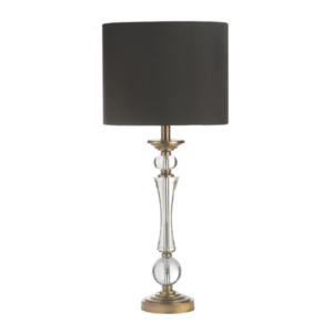 antique-brass-crystal-table-lamp-black-shade